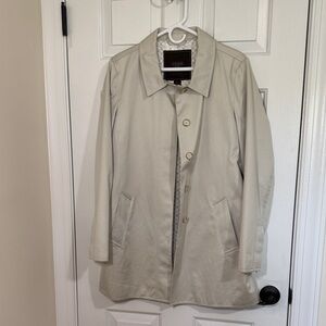 Coach Women's Beige Pea Coat Trench Coat